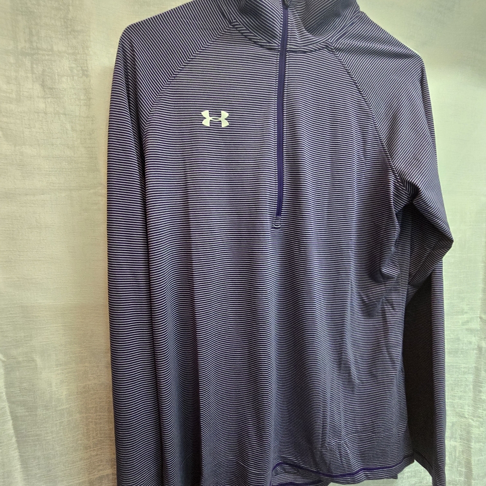 Under Armour Purple Striped Pullover